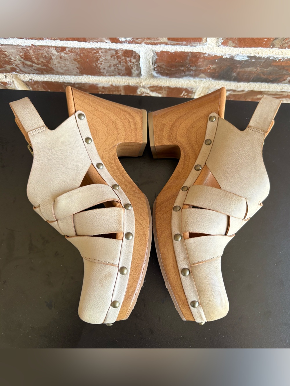 Korks by Kork-Ease Wynne Vegan Leather Tan Slingback Comfort Clogs Size 8 - Picture 12 of 14
